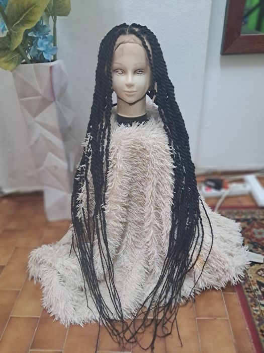 Perucas de tranças 360° Novas
