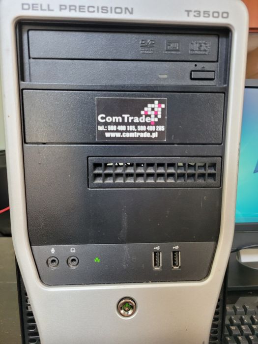 Zestaw komputer Dell Precision T3500 + monitor 22" WIN 7/OFFFICE 2013
