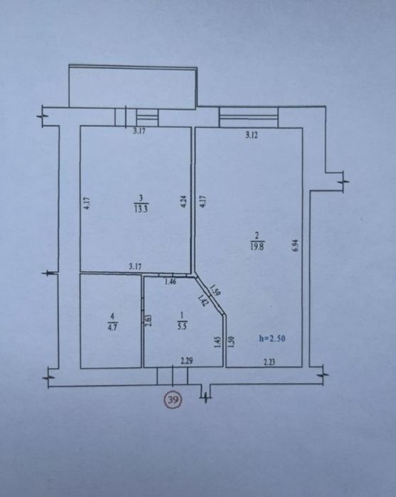 Продам квартиру по вул. Гожулівська / код 5196