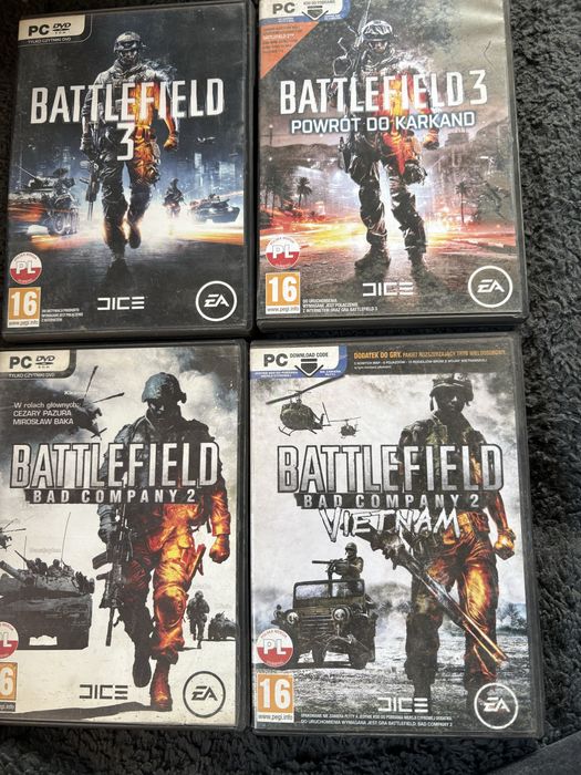 Gry battlefield PC 5 szt