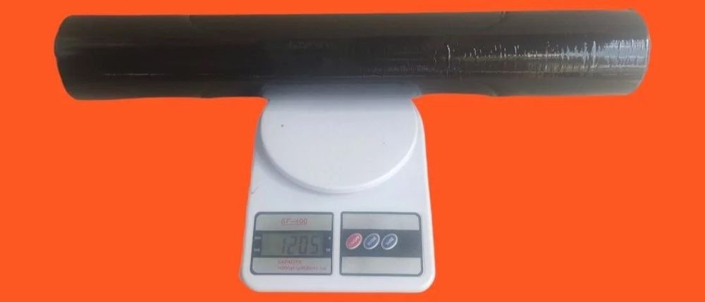 Стрейч плівка чорна 1,2 кг 110 метрів 50 см 20 мк