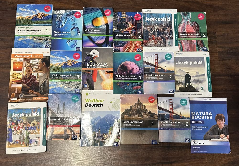 Książki do szkoly średniej