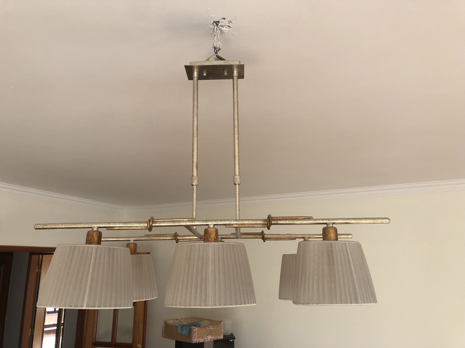 Candeeiro de tecto para Sala com 6 led incluidas