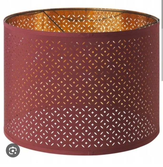 Abajur bordô IKEA