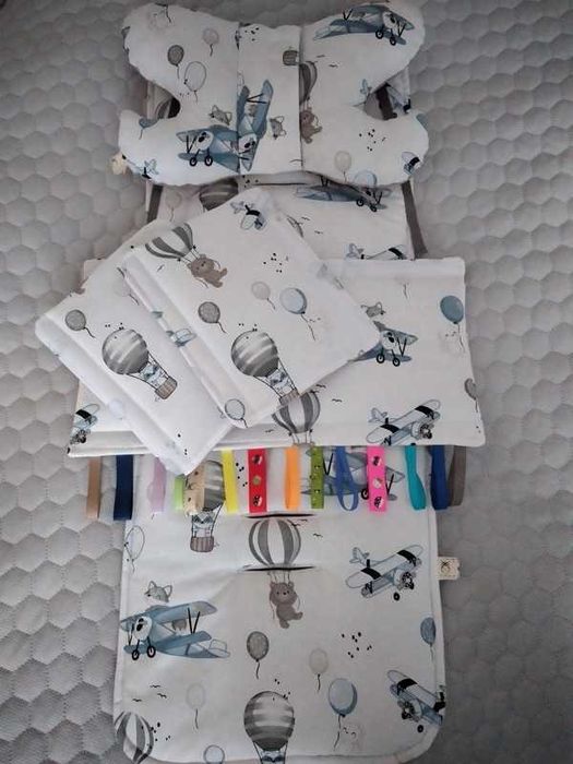 Komplet do wózka Velvet, Bawełna Promocja!