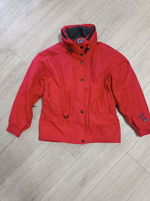 Куртка лижна жіноча парка Fila дихаюча лижна вінтажна розмір М