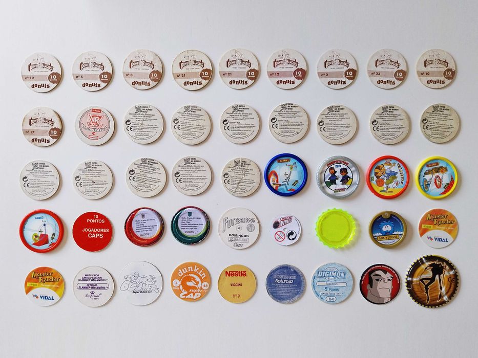 45 tazos (43 diferentes) várias colecções e edições | lote ou venda a vulso