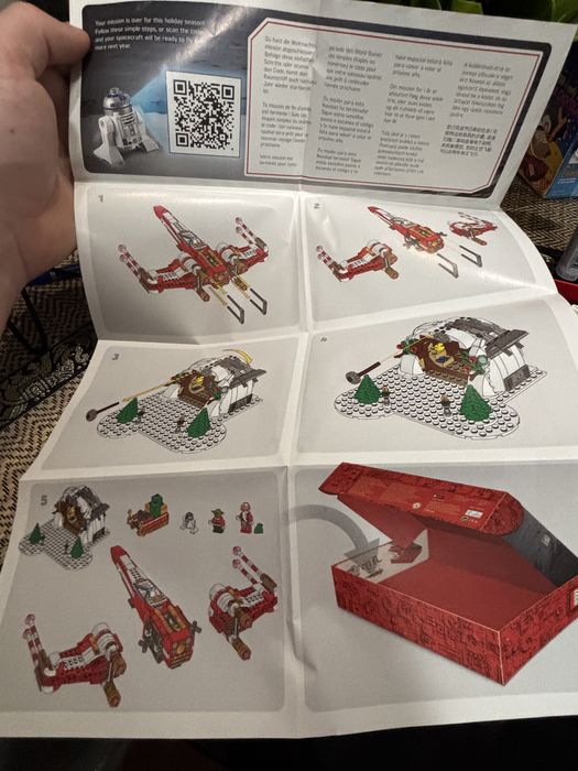 Nowy -Yuletide Squadron Pilot Lego , Nowy , Unikat , X wing