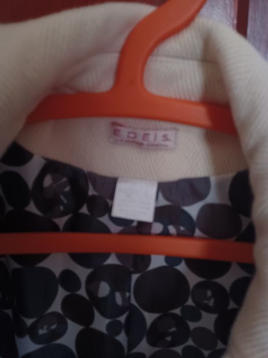 Casaco de fazenda bege