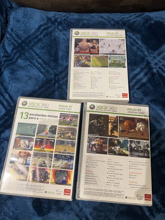 Itens de Colecionador Revista Oficial XBOX 360 (demos)