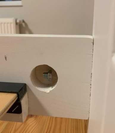 Двоспальне ліжко в спальню Кровать з натурального дерева