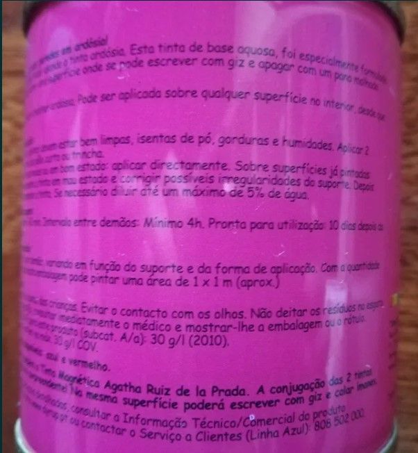 Tinta de Ardósia 250ml Agatha Ruiz Prada by Bondex Dyrup