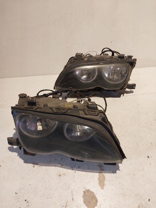Ringi sedan Lampa przednia prawa lewa reflektor bmw e 46 lift polift