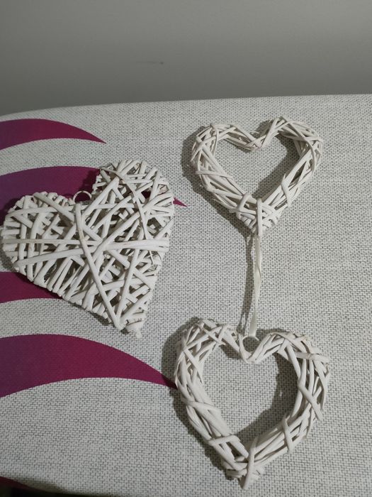 Wiklinowe serca białe