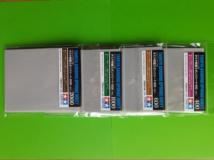 Материалы Tamiya для шлифования Polishing Compound / Lapping / Sponge