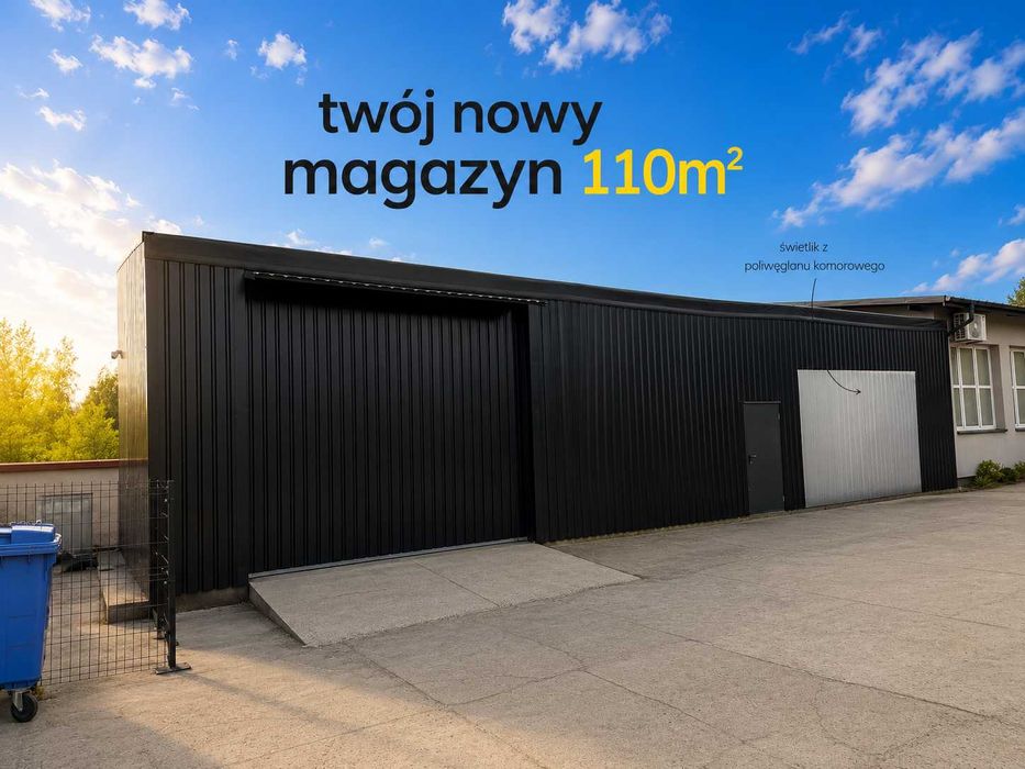 Magazyn do wynajecia - 110 m2 | Idealny pod e-commerce, self storage i logistyke last mile