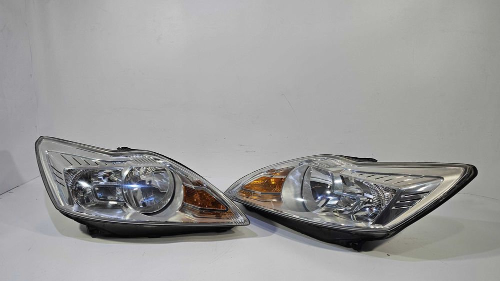 Ford Focus II MK2 2 Lift Fl Lampy Przód Przednie Komplet Lewa + Prawa Europa Stan BDB Oryginał
