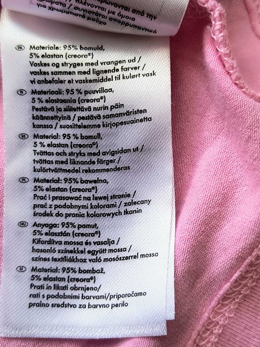 Bluzka damska różowa z długim rękawem
