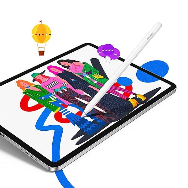 Rysik Ugreen LP653 z ładowaniem bezprzewodowym do tabletów iPad - biał
