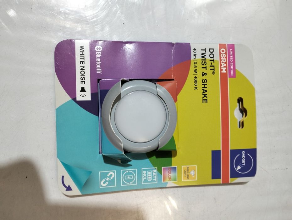 Wyprzedaż,OSRAM SMART,DOT-IT TWIST  SHAKE inteligentna przenosna lampa