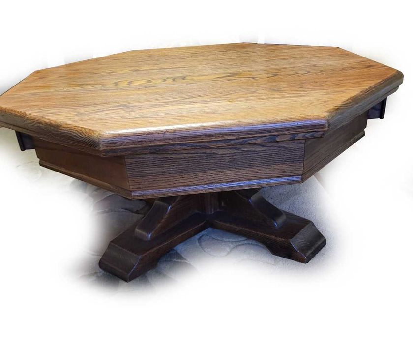 Komplet wypoczynkowy z litego dębu i skóry naturalnej