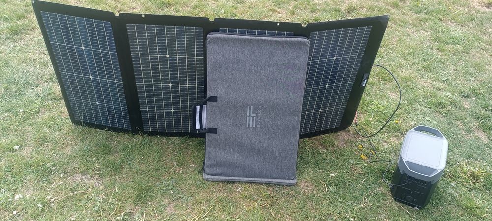 Портативна двухстороня сонячна панель EcoFlow  EF -FLEX 220W