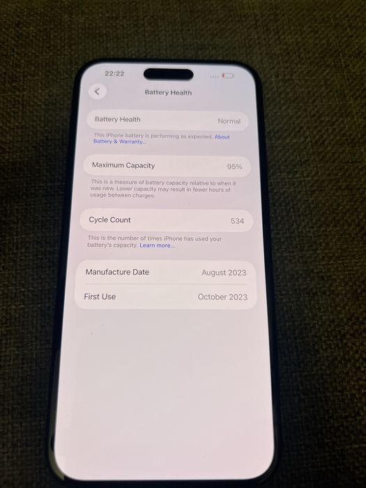 Iphone 15 plus 256gb, 95% bateria, gwarancja