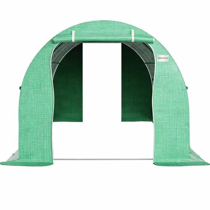 Теплица для огорода 24 м² парник тунель теплиця садова тент для розсад