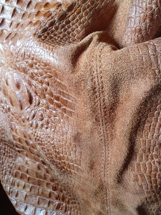 Mala de camurça camel