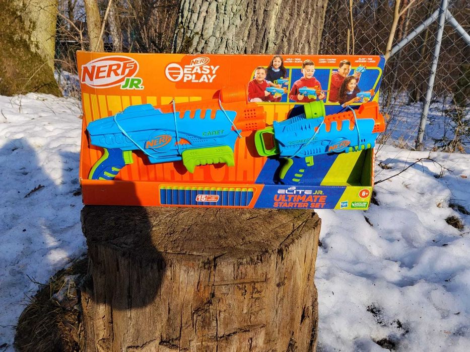 NOWY! Zestaw Nerf Junior Cadet + Scoutfire + bonus