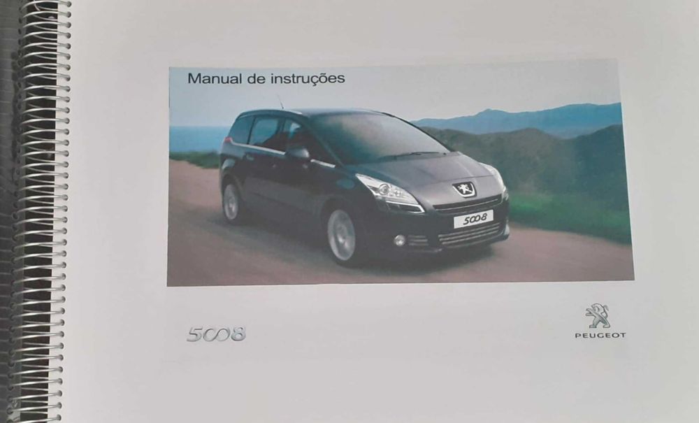 2 Manuais de instruções para Peugeot 5008