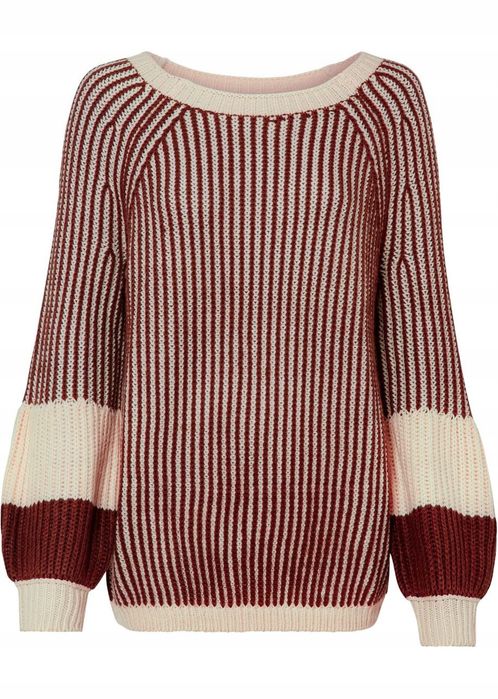 B.P.C sweter damski w paski ^36/38