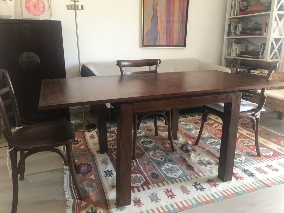 Mesa quadrada extensivel