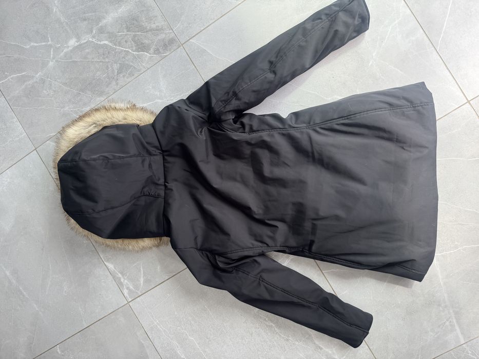Zara kurtka zimowa parka płaszcz futerko L 40