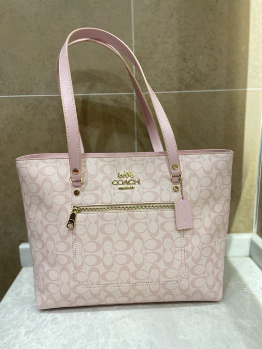 mala tote rosa coach
