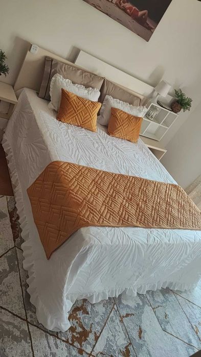 Cama baú com cabeceira