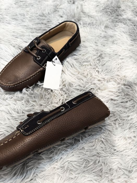 Skórzane Buty meskie typu Mokasyny ~ Zara 42