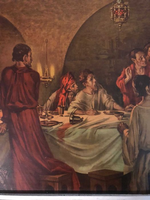 Quadro Antigo com Moldura Dourada64584394499970124