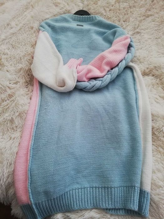 sweter Sempre Alpaka Wełna długi sweter Sempre Alpaka Oversize