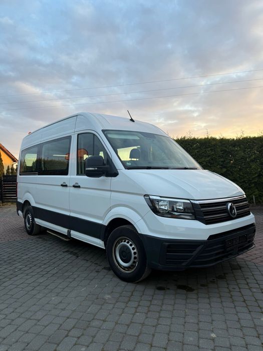 Vw Crafter 2.0tdi 9os  do przewozu osoby niepełnosprawnej na wózku inwalidzkim ( platforma).