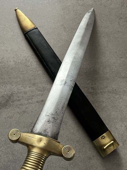 Tasak francuski „Gladius” 1831 zgodny, piękny stan, bagnet