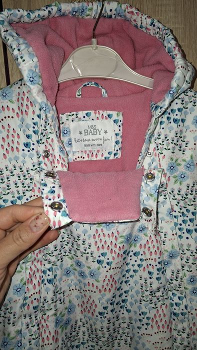 демісезонний комбінезон для дівчинки Marks & Spencer 80-86р.