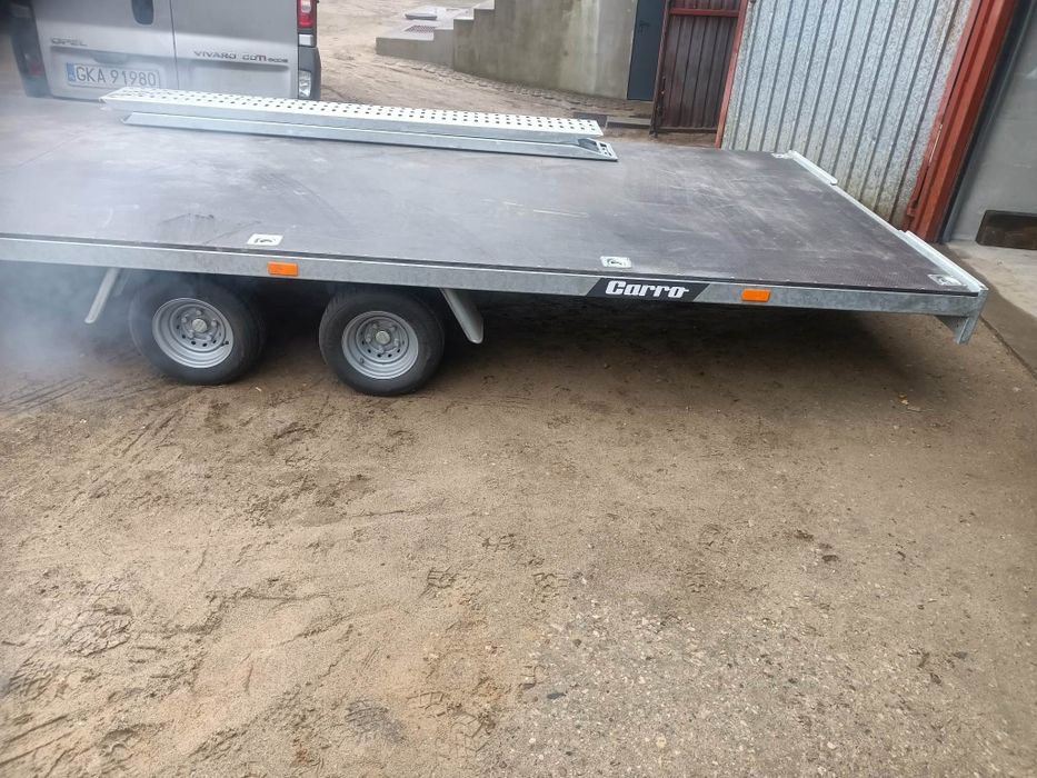 Przyczepa Ciężarowa plus najazdy, gwarancja