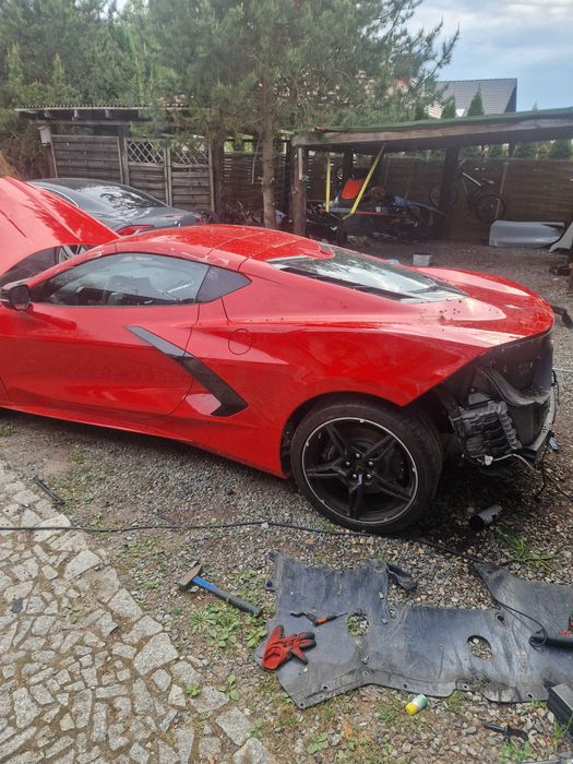 Corvette c8 felga przot tyl z opona czesci