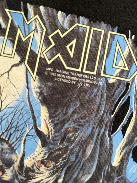Bluza Vintage unikat Iron Maiden 1992 unikat