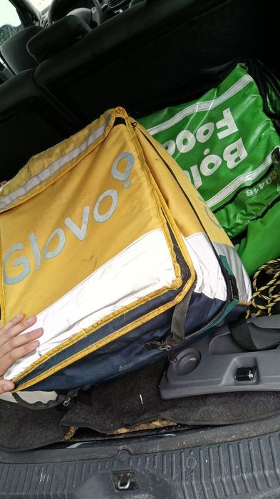 Malas glovo e Bolt