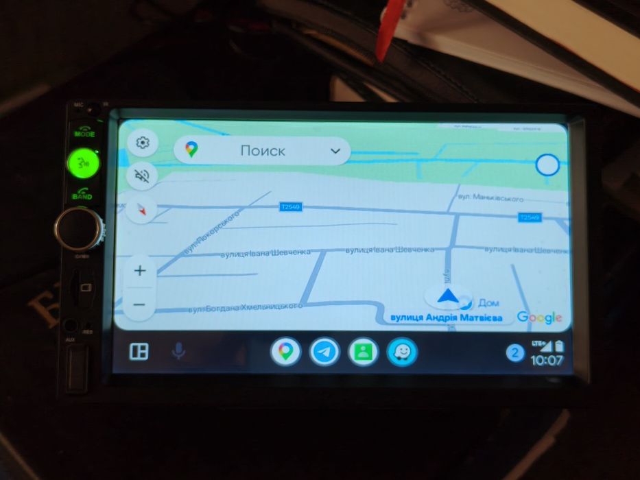 Автомагнітола 7 дюймів, Carplay бездротовий, Android auto