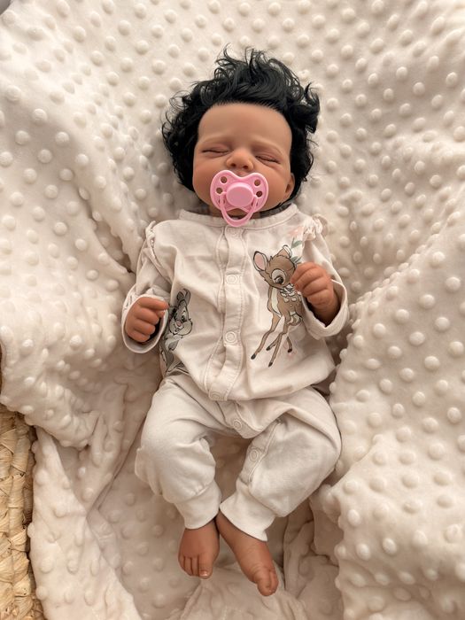 Bobas w typie Reborn z włosami 48cm jak dziecko lalka