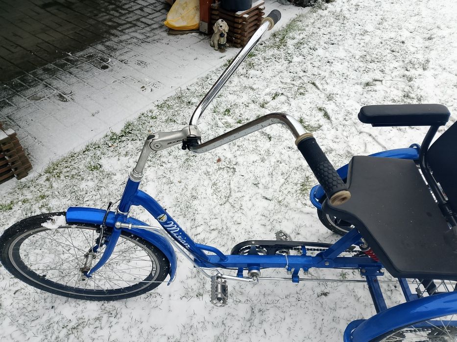 Rower Misiarz rehabilitacyjny   trzykołowy składany