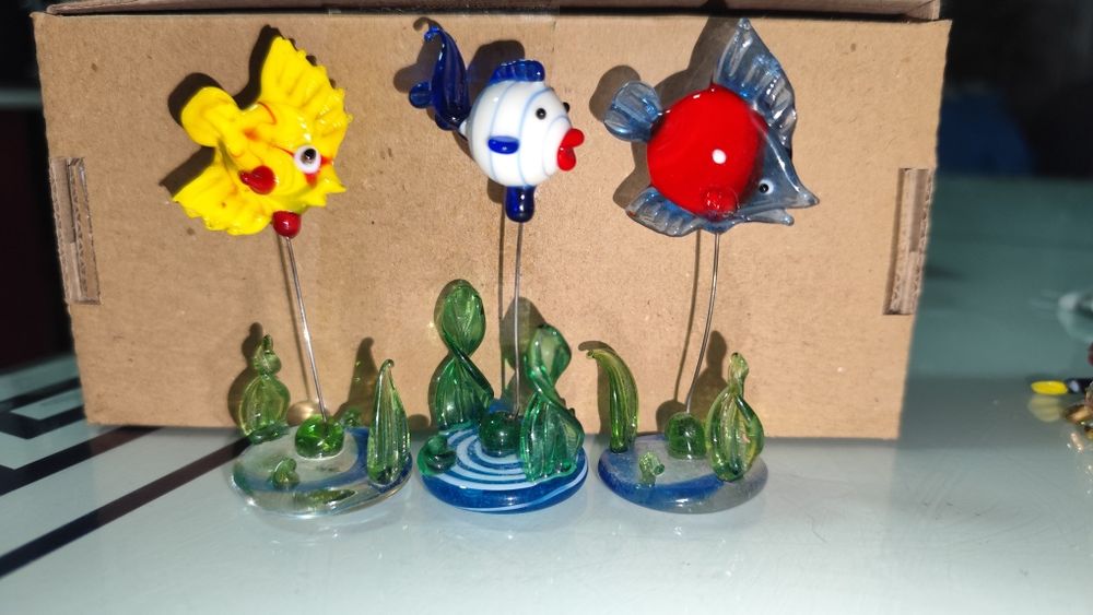 Скляні фігурки ручної роботи